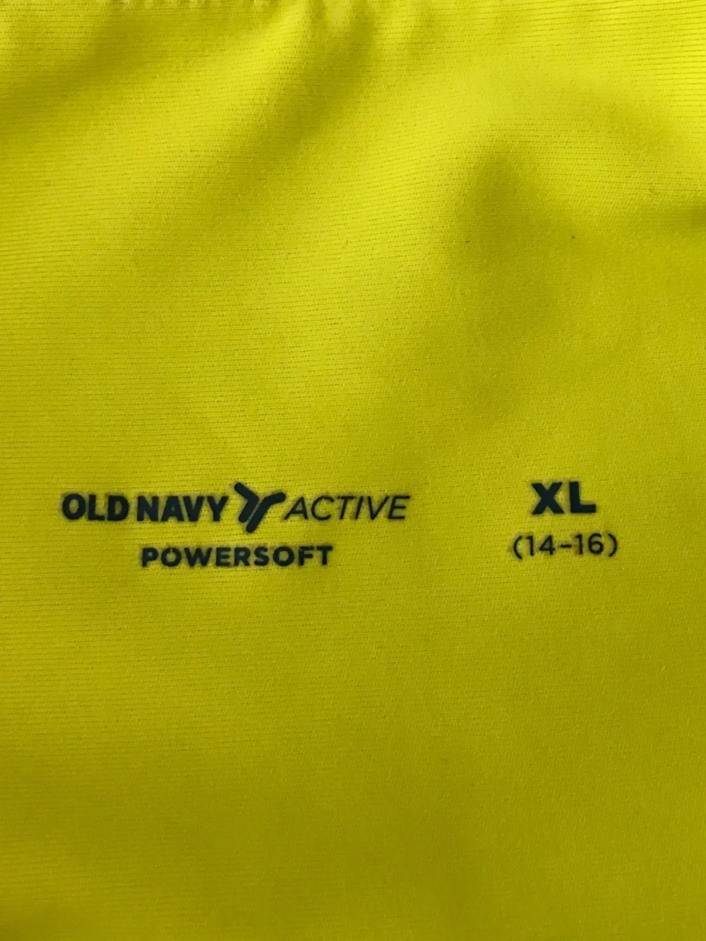 OLD NAVY Active Powersoft High-Rise Leggings Go-Dry Girls Size XL 14/16